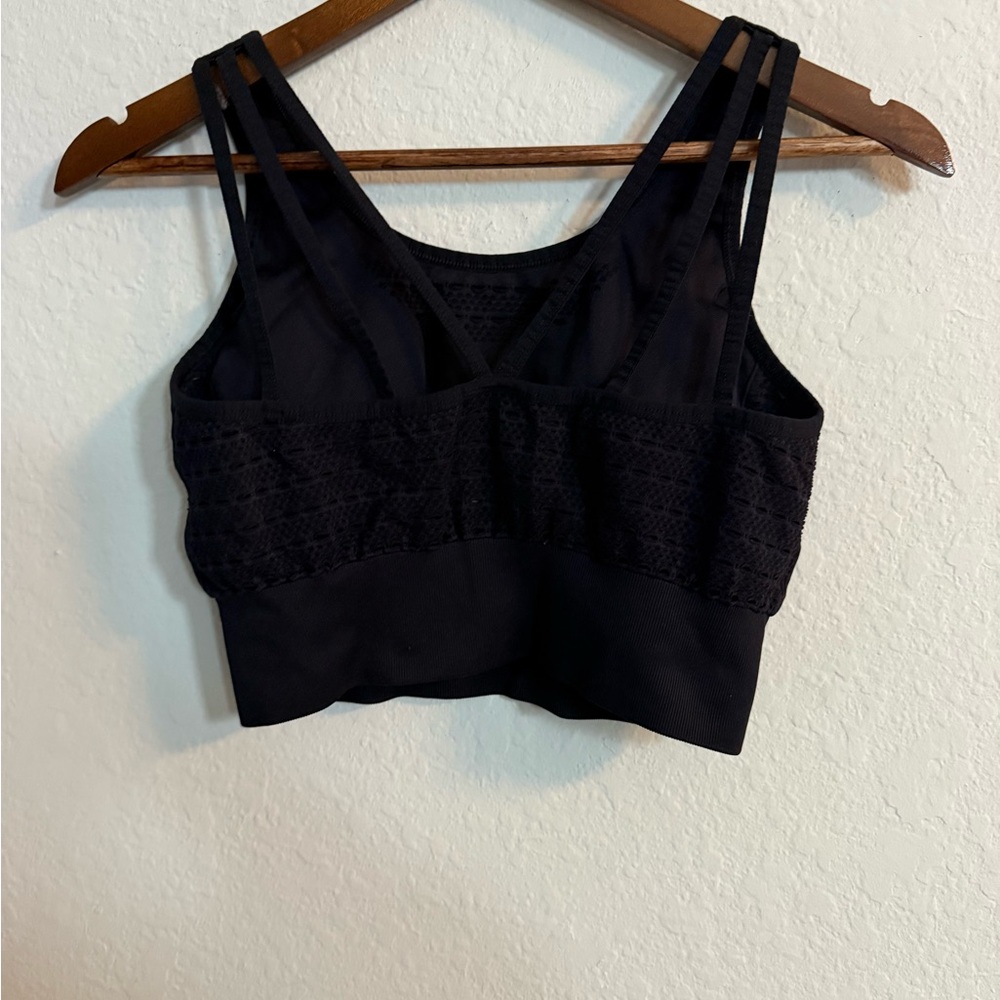 GYMSHARK Energy Seamless Crop Top Black - Picture 5 of 8